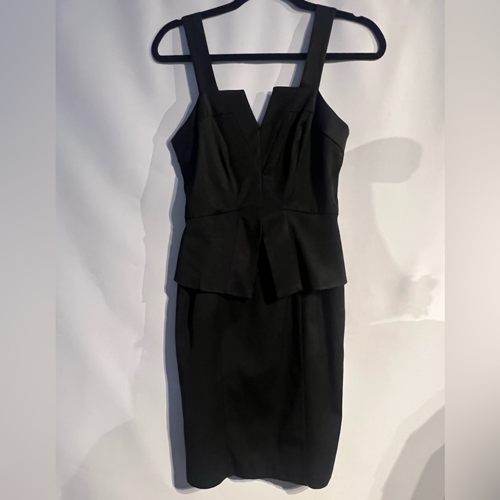 White House Black Market Strapless Black Dress
